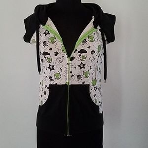 Hot Topic Sleeveless Invader Zim Hoodie